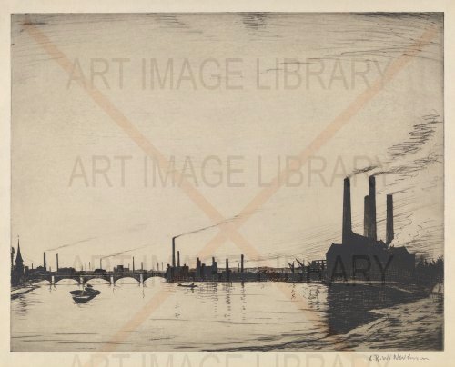 Image no. 3349: Chelsea Reach Power Stations (Christopher Richard Wynne Nevinson), code=S, ord=0, date=1921